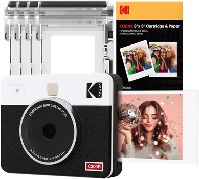 Фотоаппарат моментальной печати KODAK Mini Shot 3 Retro (для iOS и Android)