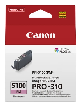Картридж струменевий Canon PFI-5100 PM фото пурпуровий (6957C001)