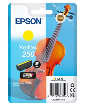 Wkład atramentowy Epson 250 Violin Claria Photo HD żółty (C13T16N44010)