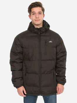 Куртка зимняя короткая мужская Trespass CLIP MAJKCAI20001 L Black (5050985024411)