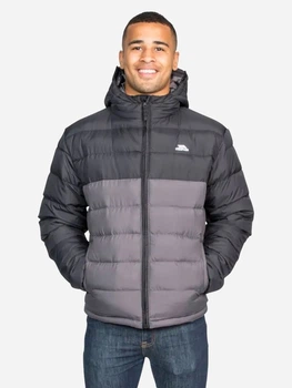 Куртка зимняя короткая мужская Trespass OSKAR MAJKCAN20007 S Carbon (5045274558470)