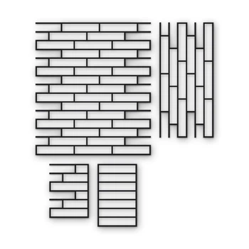 Многоразовый трафарет 79×91 + 79×37 см + 2 откоса, 3 мм — под плитку Arrow / узкая стрелка 50×250 мм