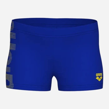 Детские плавки-шорты для мальчика Arena Logo Kids Boy Short 003612-803 98 см Синий/Желтый (3468337782537)