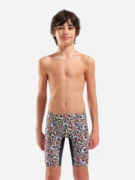 Детские плавки-шорты для мальчика Arena Fun Skulls Swim Jammer 010297-550 128 см Черный/Мультиколор (3468337650560)