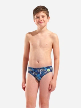 Детские плавки для мальчика Arena Candies Swim Briefs 010301-550 128 см Черный/Мультиколор (3468337650812)