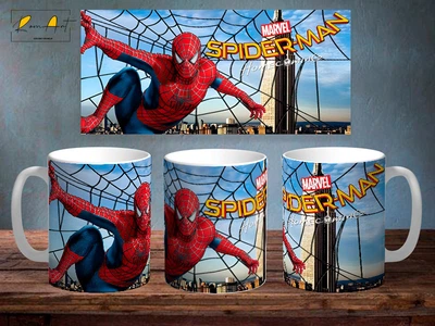 Чашка с принтом «Spiderman 17» Біла 330 мл