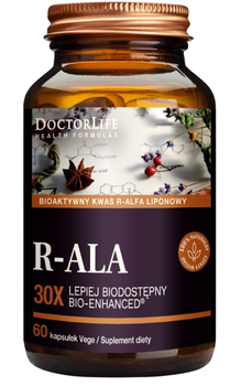 Suplement diety Doctor Life R-ALA 60 kapsułek C4B3-328FC (5903317644743)