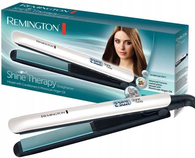 Випрямляч для волосся Remington S8500 Shine Therapy, керамічні пластини з аргановою олією, 9 режимів 150–230°C