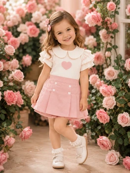 Комплект Sweet Heart Kiddo розовый 104 см