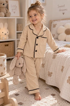 Піжама для дитини Cotton Comfort Kiddo бежевий 80 см