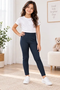 Лосины для девочки Biflex Basic Kiddo черный 110 см
