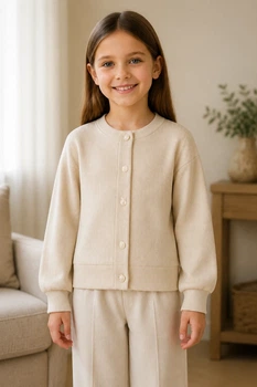 Кардиган молочний Soft Elegance Kiddo Молочний розмір 122 (KIDDO-F0FBB0B536B441549EFB23DDB46267DA)