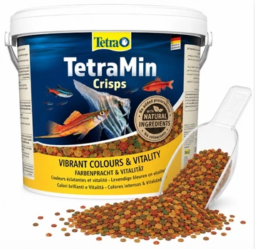 Корм фасованный для рыбок Tetra Min Crisps (Основной корм в виде чипсов для всех видов рыб) 100 г.