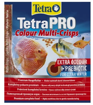 Корм TetraPRO Colour Multi-Crisps для аквариумных рыб для окраса в чипсах 12 г