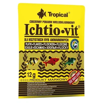 Корм для аквариумных рыб Tropical Ichtio-Vit хлопья - 12 г