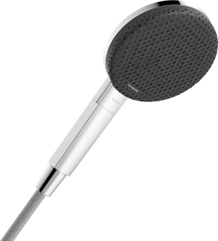 Ручной душ (3 типа струи RainAir PowderRain Massage) EcoSmart HANSGROHE RAINDANCE ALIVE 24511000, хром