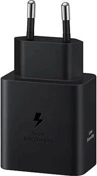 Зарядний пристрій Samsung EP-TA845EWE 45W with cable USB-C Black (8596311205514)