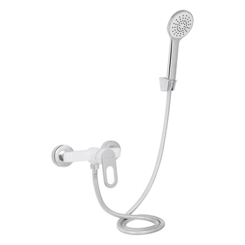 Смеситель для душа Lidz Latwa 010 (с душевым гарнитуром) (k40) LDLAT010WHI45426 White