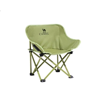 Складной портативный пляжный стул CAMEL Outdoor Kids Moon Chair для пикника, рыбалки, кемпинга и рисования, цвет хаки.
