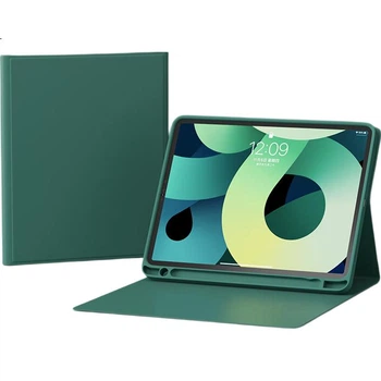 Защитный чехол BOW Hangshi HC018, совместимый с iPad 2017/18/Air1/2, универсальный чехол для планшета, подходит для Apple, съемный магнитный, 9,7 дюймов, с держателем для стилуса, темно-зеленый.