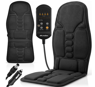 Массажная накидка на кресло MalTec SeatVibe 115192 с вибромассажем, 7 моторов, 8 режимов, 3 зоны массажа