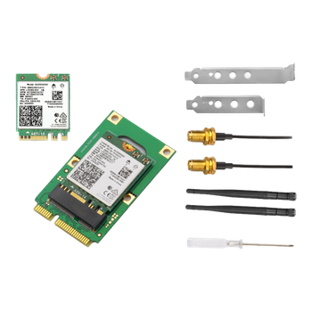 MOGE miniPCIe — беспроводная сетевая карта, двухдиапазонная 5G, встроенный PCI-E WiFi 6 + Bluetooth 5.0 + WiFi-приемник MC4242