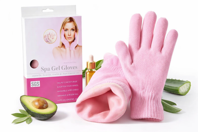 Spa Gel Gloves – зволожуючі гелеві рукавички для рук з олією жожоба та оливи, багаторазові