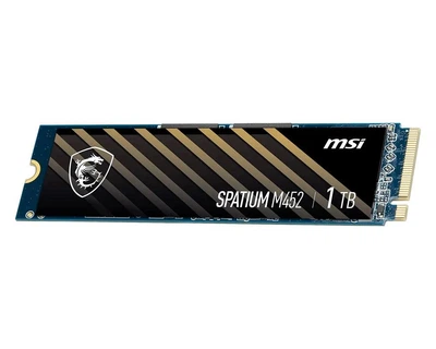 Накопичувач SSD 1TB MSI Spatium M452 M.2 2280 PCIe 4.0 x4 NVMe 3D NAND TLC (S78-440L970-P83) ( 18599 )