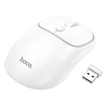 Бездротова миша HOCO GM25 Royal dual- 800-1200-1600DPI, білий