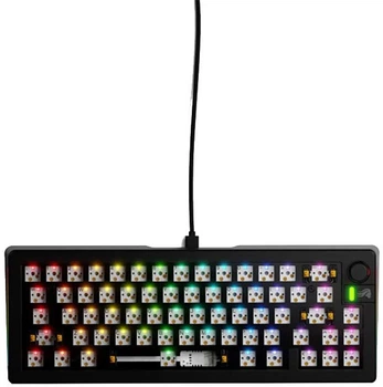 Klawiatura przewodowa Glorious GMMK 3 Barebones 65% Black (GLO-KB-GMMK3-65-BB-W-BLK-US)