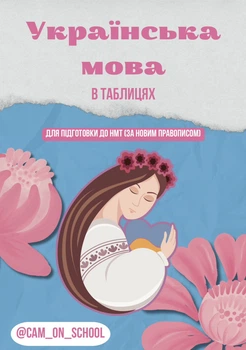 Посібник з української мови для підготовки до НМТ/ЗНО/ДПА