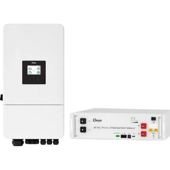 Система зберігання енергії Deye SUN-8K-SG05LP3-EU-SM2 8kW + АКБ SE-G5.1 Pro-B 5.1 kWh (51.2V/100Ah/5120Wh) [159537]