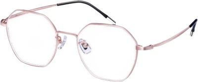 Очки LOHO титановые сверхлегкие 6г с диоптриями женские, линзы Zeiss