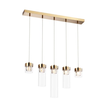 Люстра Zuma Line GEM P0389-05E-F7AC, золотистий