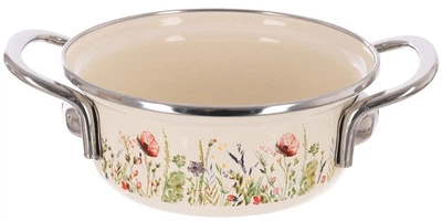 Garnek Orion MAKI emaliowany kremowy 950 ml (8592381268220)