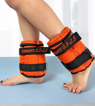 Утяжелители для рук и ног EasyFit EF-WHT-0.5-2.5 регулируемые 0.5×2.5 кг (2 шт.) оранжевые для фитнеса и бега