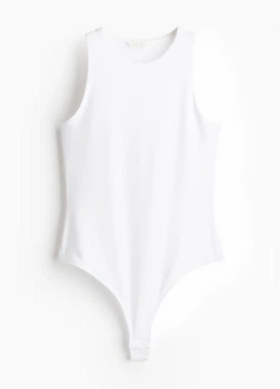 Боди-топ H&M 1240676002c35 M белое (100015855)