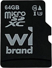Карта памяти Wibrand Admiral microSDXC 64GB Class 10 UHS-I U3 V10 A1 (WICDXU3/64GB)