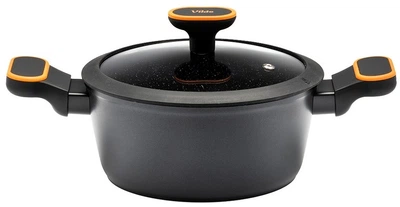 Garnek Vilde TERRUNA granitowy ze szklaną pokrywką 2.5 l (5900670117174)