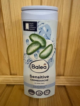 Кремовий гель для душу Balea Cremedusche Sensitive для чутливої шкіри із алое вера 300 мл
