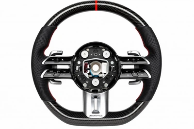 Кермо AMG 2021-Style (Карбон, 4pin) для Mercedes GLA H247 2020- рр