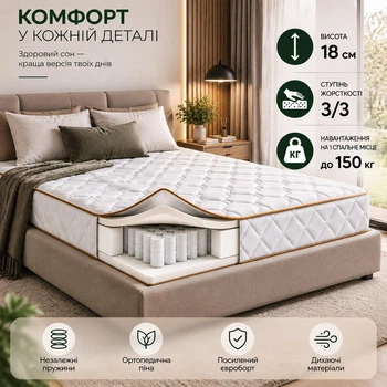 Ортопедический матрас aMebli Sleep&Go Drive 80x190 см
