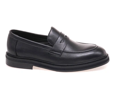 Лоферы мужские Anemone AL6420D-02-T1/BLACK LTHR 45 Черный
