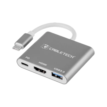 Адаптер Cabletech USB Type-C / USB 3.0 / HDMI 2.0 (KOM0952)