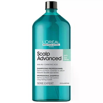 Професійний очищуючий шампунь L'Oreal Professionnel для схильного до жирності волосся Scalp Advanced Anti-Oiliness Shampoo 1500 мл