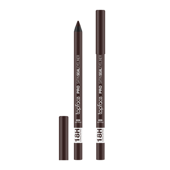 Олівець для очей topface PRO Satin Seal водостійкий PT623, 002 Dark Roast Темно-коричневий матовий