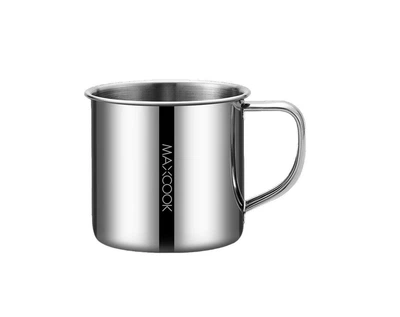 Кружка MAXCOOK из нержавеющей стали 316L, бытовая кружка для воды, кружка для чая, большой объем 550 мл, для студентов, с ручкой, MCB9569
