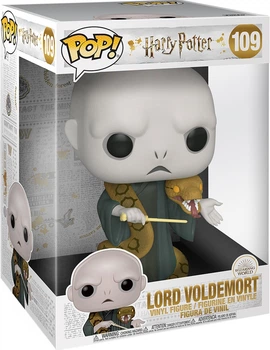 Фигурка Funko POP! Super 10" Movies: Harry Potter — Lord Voldemort with Nagini (Волан-де-Морт с Нагайной) #109