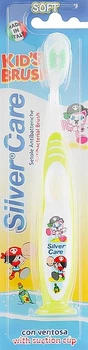 Дитяча зубна щітка Silver Care Kids Brush від 6 до 36 місяців салотова
