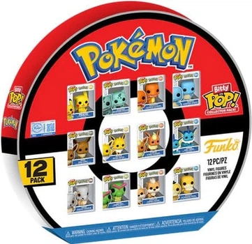 Дисплей фигурок Funko Bitty POP! Pokémon: Multipack 2.5 см (12 шт. в ассортименте)